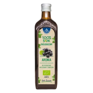 Aronia - 100% sok NFC z owoców aronii ekologiczny, 490 ml
