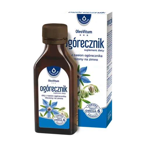 Olej z ogórecznika OleoVitum, 100 ml