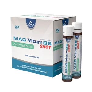 Zestaw Mag-Vitum B6 Ashwagandha SHOT, 20 fiolek