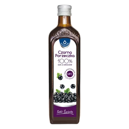Czarna Porzeczka - 100% sok NFC z owoców czarnej porzeczki, 490 ml
