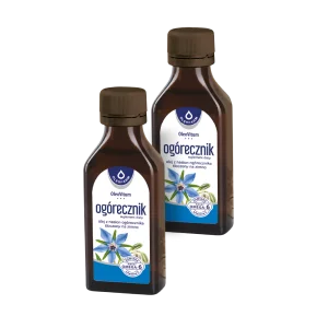 Zestaw 2 x Olej z Ogórecznika OleoVitum, 2 x 100 ml
