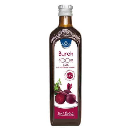 Burak - 100% sok NFC z buraków, 490 ml