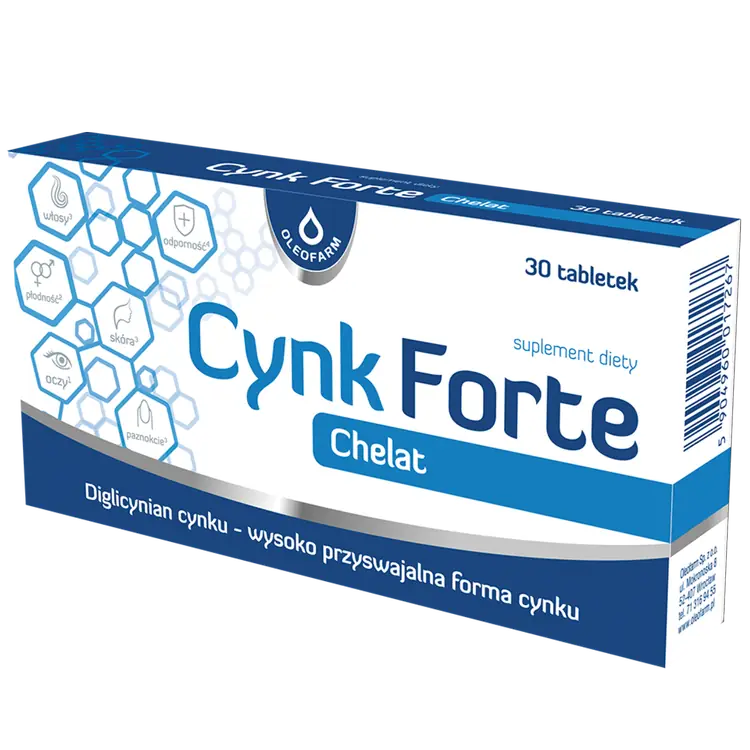 Cynk Forte, 30 tabletek