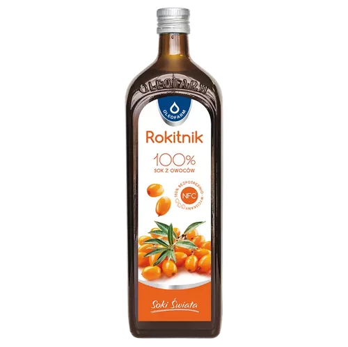 Rokitnik 100% sok z owoców rokitnika, 980 ml