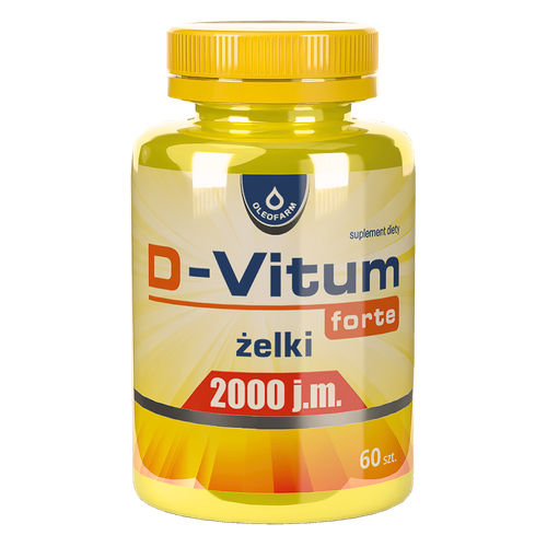 D-Vitum forte 2000 j.m., 60 żelków