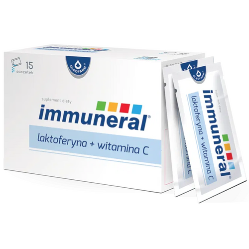 Immuneral laktoferyna + witamina C, 15 saszetek