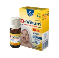 D-Vitum witamina D dla niemowląt krople 400 j.m., 6 ml