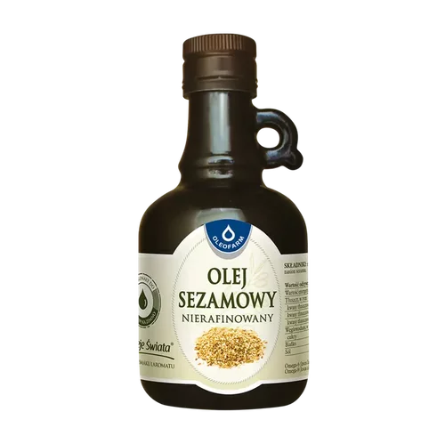 Olej sezamowy nierafinowany, 250 ml