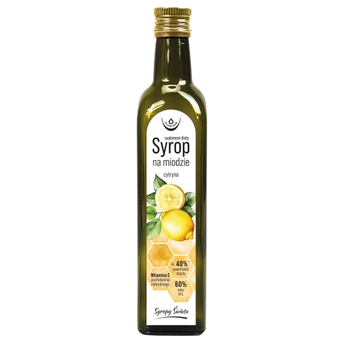 Syrop na miodzie cytryna, 250 ml