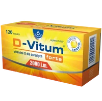 D-Vitum Forte 2000 j.m., witamina D dla dorosłych, 120 kapsułek