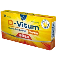 D-Vitum Forte 2000 j.m., 36 kapsułek