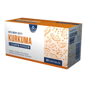 Kurkuma z czarnym pieprzem, 60 kapsułek