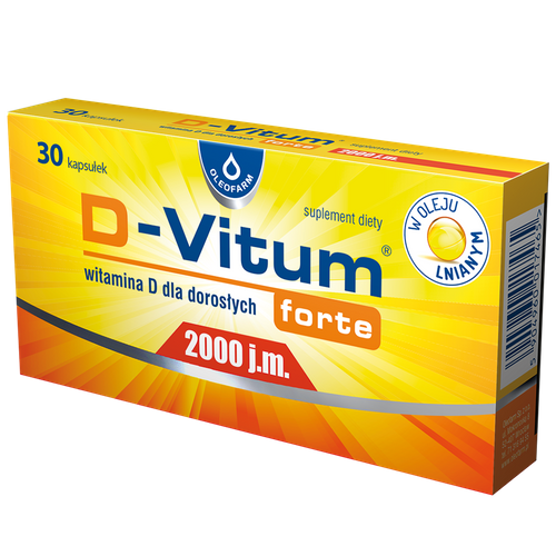 D-Vitum Forte 2000 j.m., 30 kapsułek