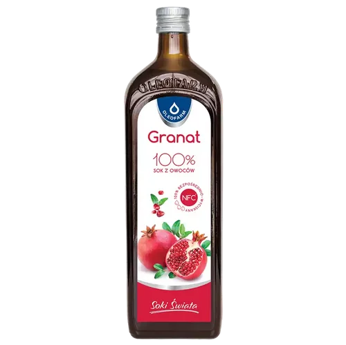 Granat 100% sok z owoców granatu, 980 ml