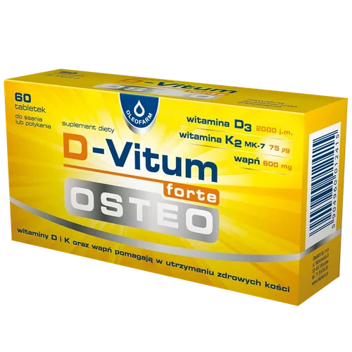 D-Vitum forte Osteo, 60 tabletek