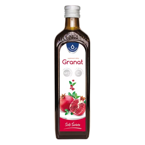 Granat, sok z owoców granatu z witaminą C 490 ml