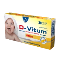 D-Vitum witamina D dla niemowląt 400 j.m. – 30 kaps. twist-off