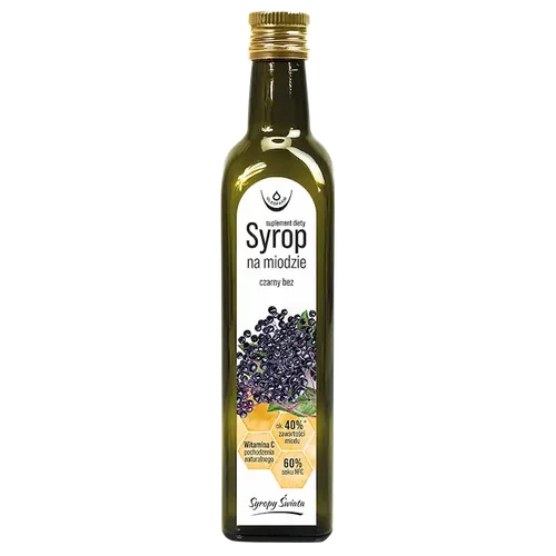 Syrop na miodzie czarny bez, 250 ml