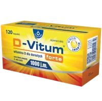 D-Vitum forte 1000 j.m., 120 kapsułek