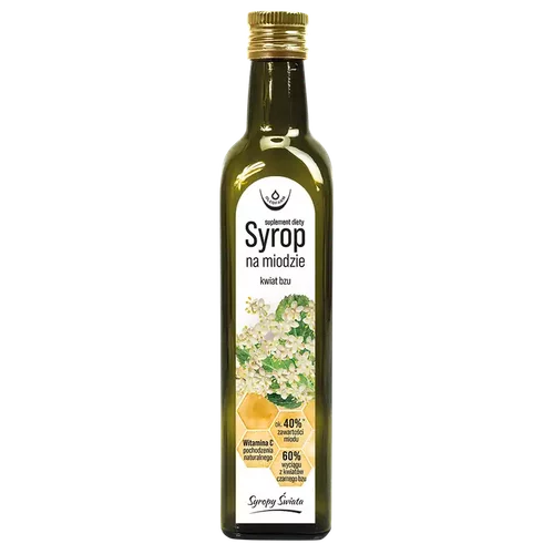 Syrop na miodzie kwiat bzu, 250 ml