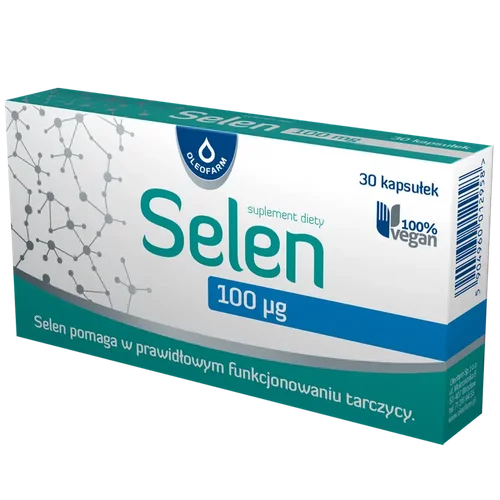 Selen 100 µg, 30 kapsułek