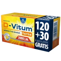 D-Vitum forte 2000 j.m. – 150 kaps. (120 + 30 GRATIS)