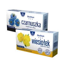 Zestaw OleoVitum: Wiesiołek + Czarnuszka, 60 kapsułek