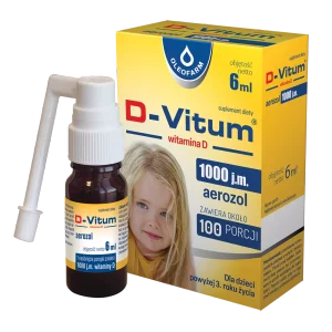 D-Vitum witamina D 1000 j.m. aerozol, 6ml