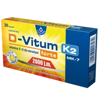 D-Vitum forte 2000 j.m. K2, 30 kapsułek