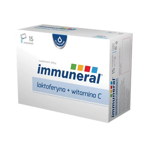 Immuneral laktoferyna + witamina C, 15 saszetek