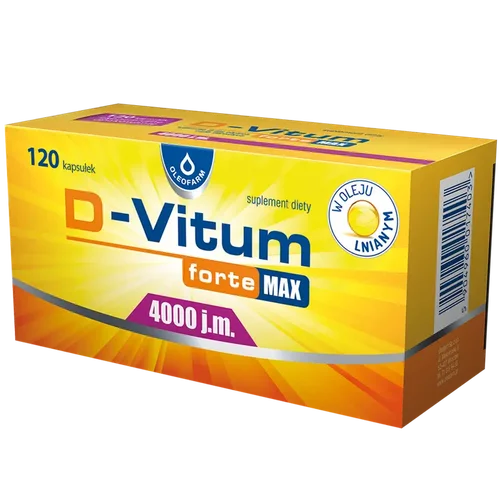 D-Vitum forte Max 4000 j.m. – 120 kaps.