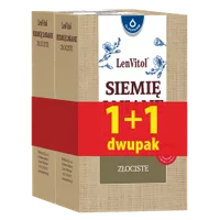 LenVitol® - siemię lniane złociste - dwupak, 250 g + 250 g