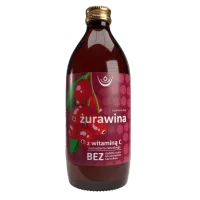 Żurawina, sok z żurawiny z naturalną witaminą C, 500 ml