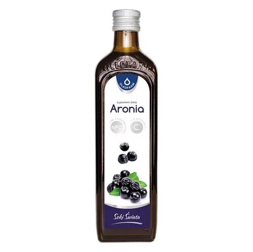 Aronia, sok z aronii z witaminą C 490 ml