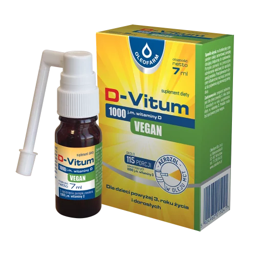 D-Vitum 1000  j.m. VEGAN – aerozol, 7 ml