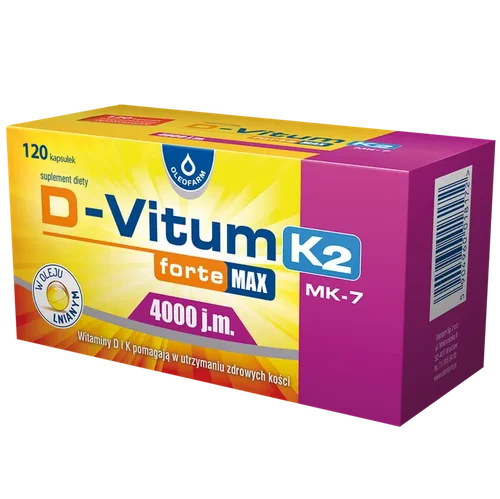 D-Vitum forte Max 4000 j.m. K2 – 120 kaps.