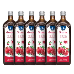Zestaw 6 x Sok Granat 100%, 6 x 980 ml