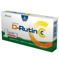 D-Rutin CC, rutyna witamina C, 30 kapsułek