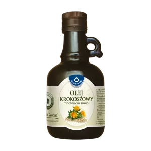Olej krokoszowy tłoczony na zimno, 250 ml
