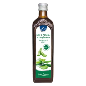 Aloes - sok z aloesu z miąższem, 500 ml