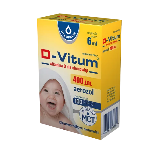 D-Vitum 400 j.m.- aerozol, 6 ml