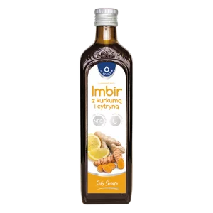 Imbir z cytryną i kurkumą - sok z imbiru kurkumy i cytryny z witaminą C, 490 ml
