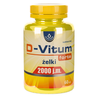 D-Vitum forte 2000 j.m., 60 żelków