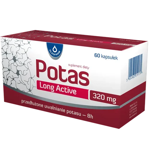 Potas Long Active, 60 kapsułek