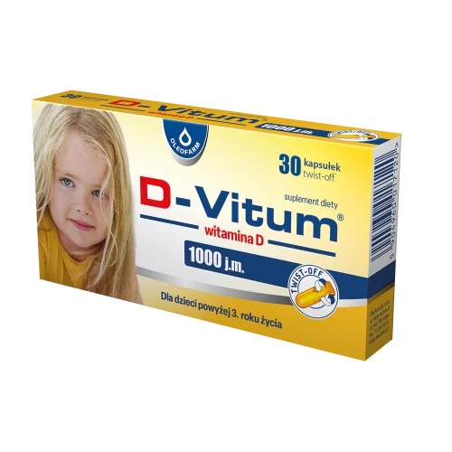 D-VITUM 1000 j.m. – 30 kaps. twist-off