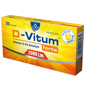 D-Vitum Forte 2000 j.m., 30 kapsułek