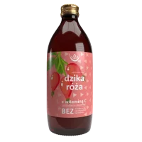 Dzika róża, sok z dzikiej róży z naturalną witaminą C, 500 ml