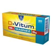 D-VITUM 2000 j.m. MAGNEZ B6, 30 kapsułek