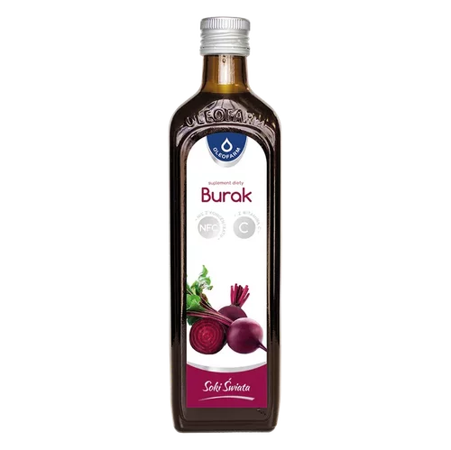 Burak, sok z buraka z witaminą C 490 ml