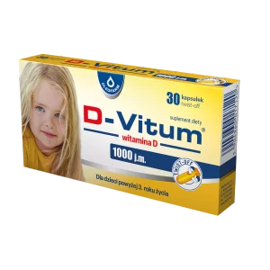 D-VITUM 1000 j.m., 30 kapsułek twist-off